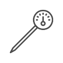 Meat thermometer icon