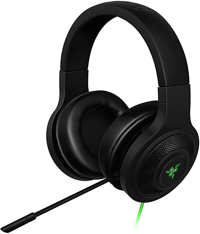 Razer Kraken USB - Black Noise Isolating Over-Ear Gaming Headset with Mic
