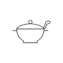 Soup tureen icon