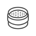 Steamer basket icon