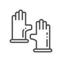 Sterile glove icon