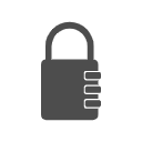 Combination lock icon