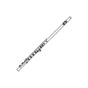 Cross flute icon