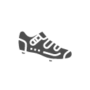 Cycling shoes icon