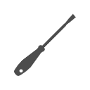 Flat head screwdriver icon