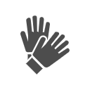 Gardening glove icon