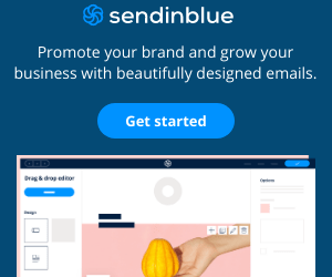 Sendinblue Email Marketing 300 x 250 px