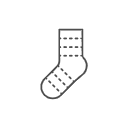 Woollen sock icon
