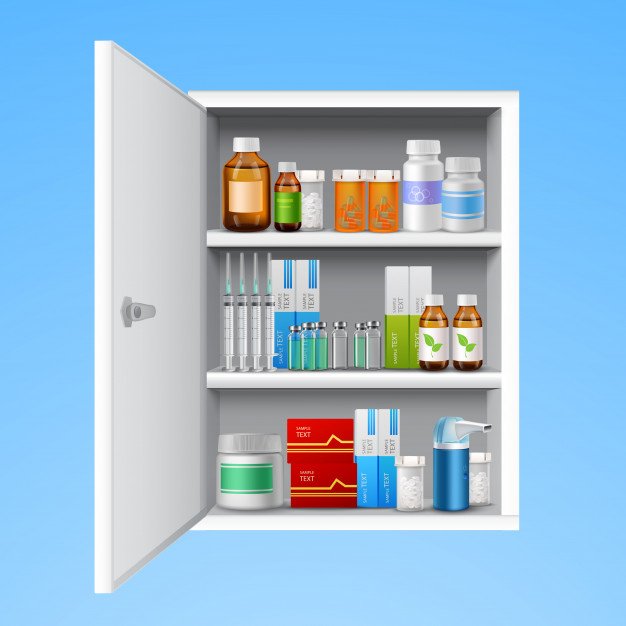 remove a medicine cabinet in the bathroom