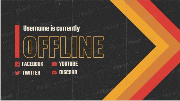 FREE channel banner template for Twitch theme Retro Aesthetic Vhs
