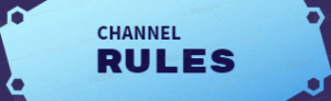 FREE channel banner template for Twitch (theme: channel  template).