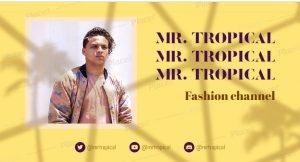 FREE channel banner template for theme Fashion Channel