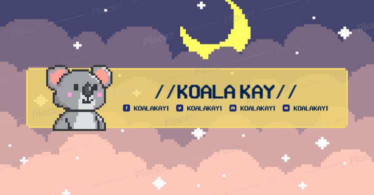 FREE channel banner template for theme Koala Gaming