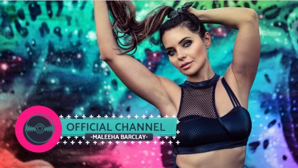 FREE channel banner template for theme Pop Music Channel