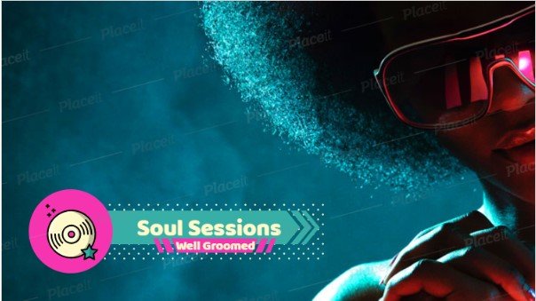 FREE channel banner template for theme Soulful Vibe