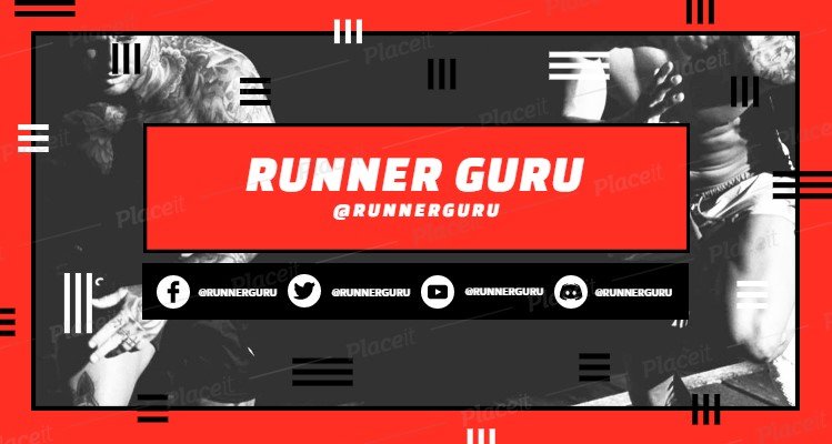 FREE channel banner template for theme runners club