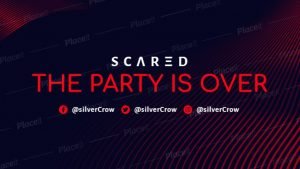 FREE offline banner template for Twitch theme Scared Party