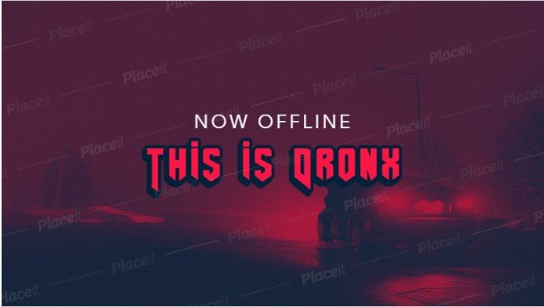 FREE offline banner template for Twitch themeGaming Review