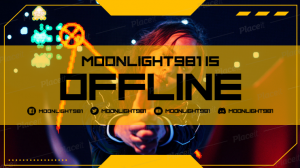 FREE offline banner template for theme Offline Gamer Stream