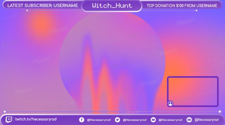 FREE overlay maker template for Twitch theme Gaming Review
