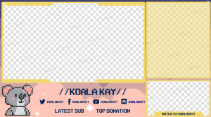 FREE overlay maker template for theme 8bit koala style