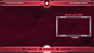 FREE overlay maker template for theme OBS Stream