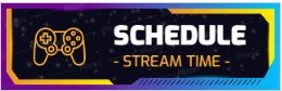 FREE panel maker template for Twitch theme Colourful Background