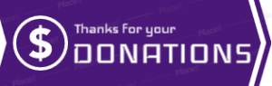 FREE panel maker template for Twitch (theme: Donations note).