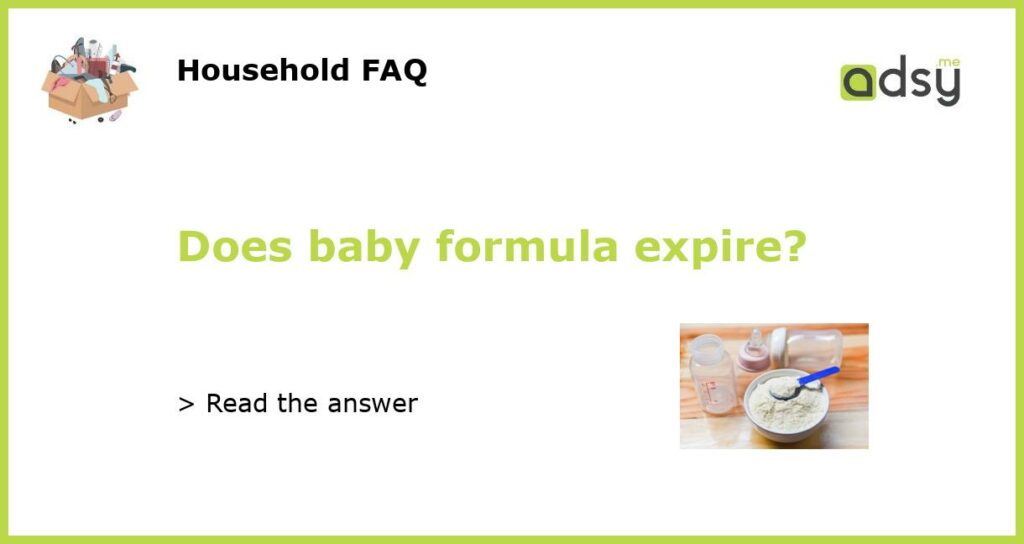 Does baby formula expire featured