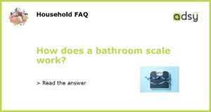 How does a bathroom scale work featured