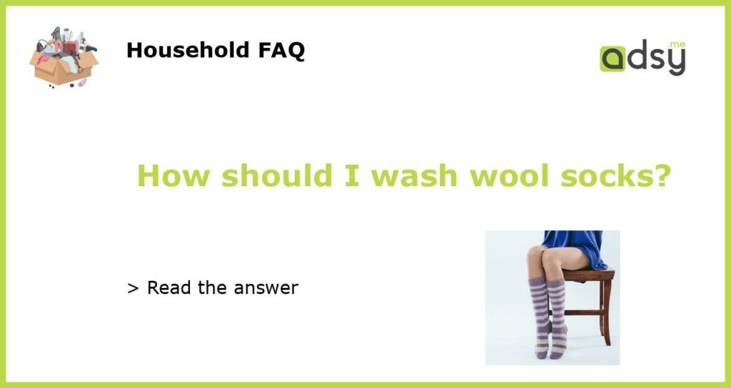 How should I wash wool socks featured