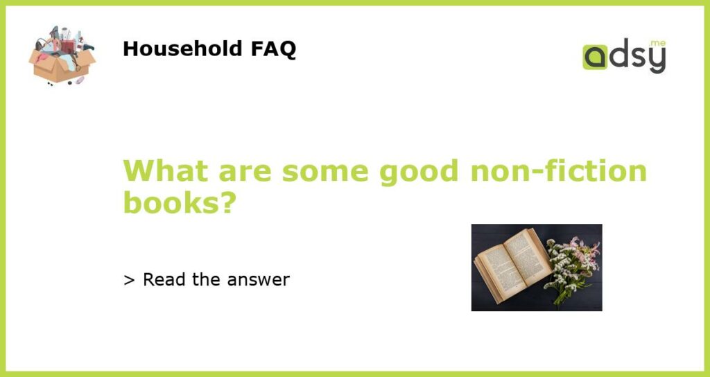 What are some good non-fiction books?