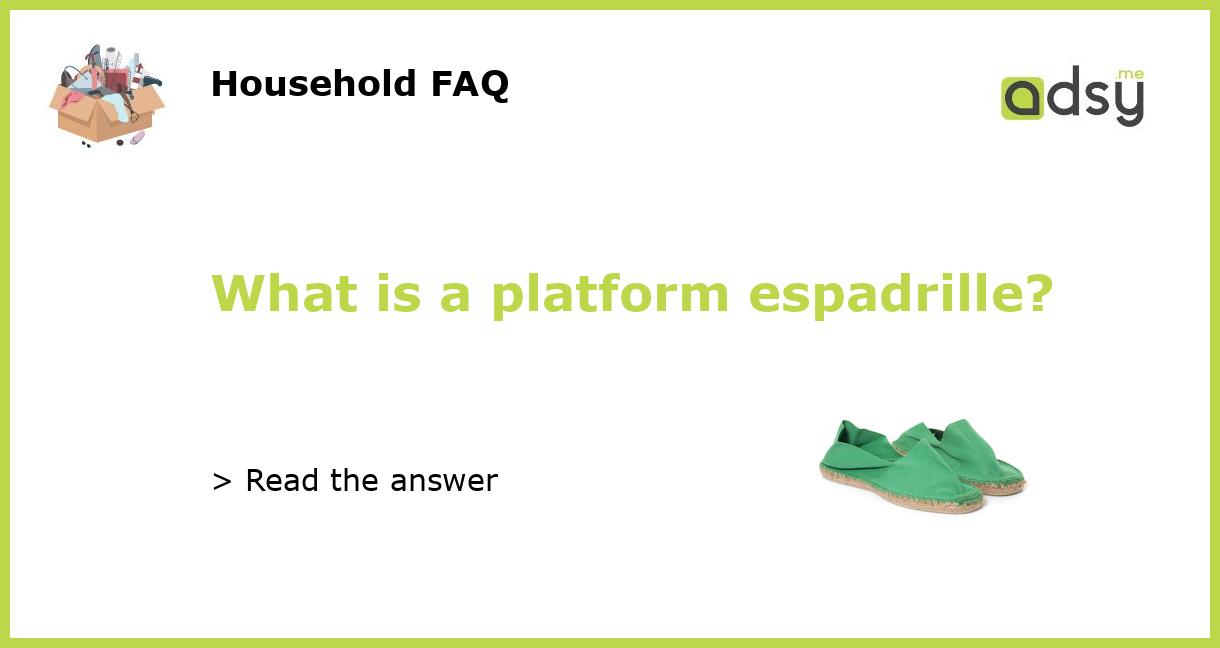 binettie platform espadrille