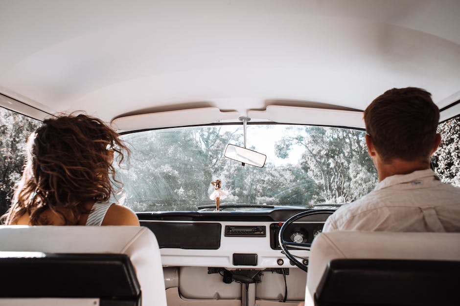 backseat of car