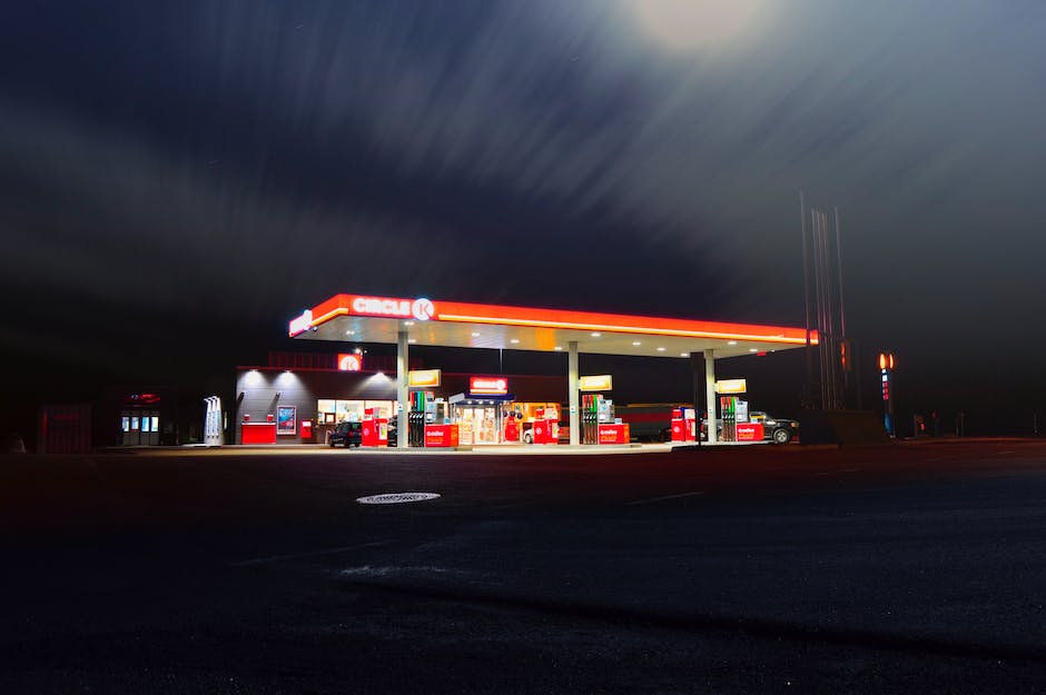 gas station