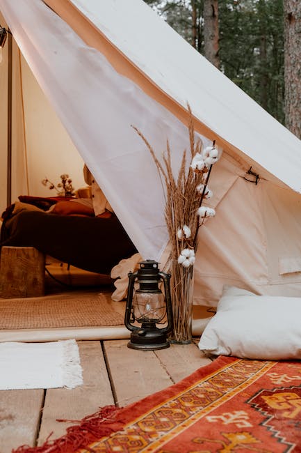 glamping tent