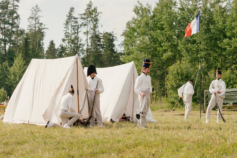 guided tour of historical reenactment camp