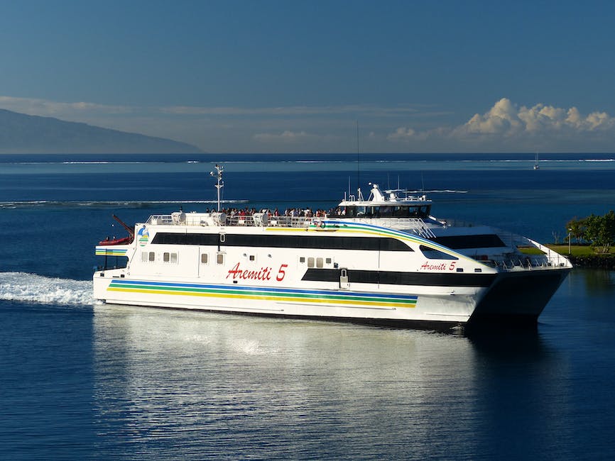 interacting with ferry passengers