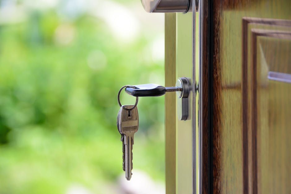 locked door of a vacation rental