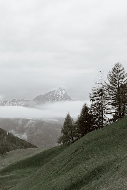 mountain range landscape