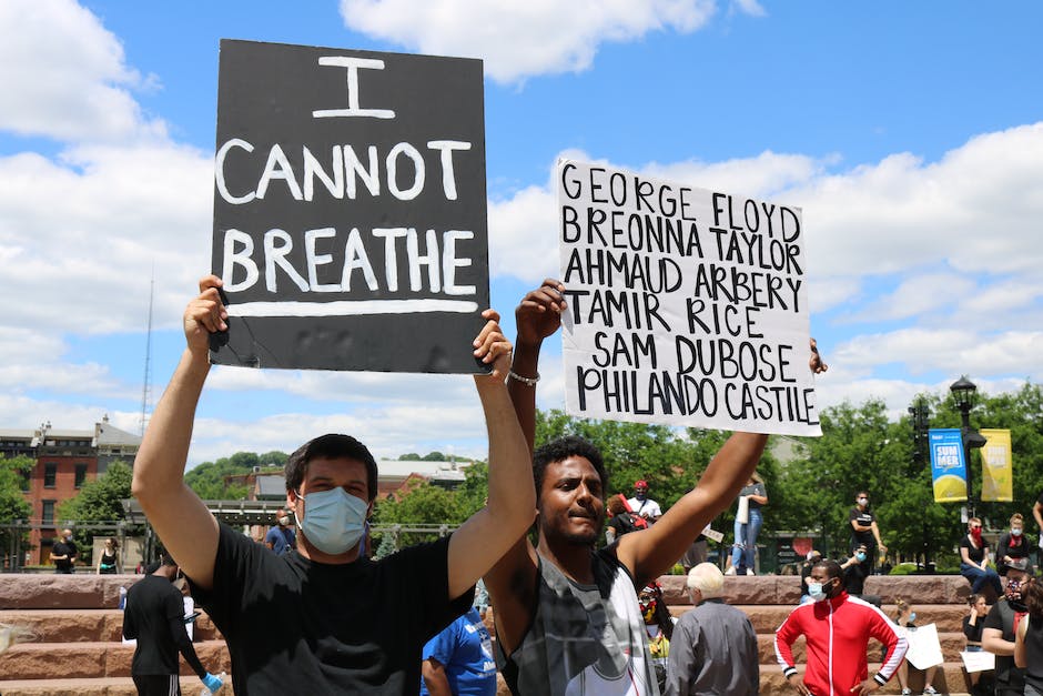 protesters in the streets