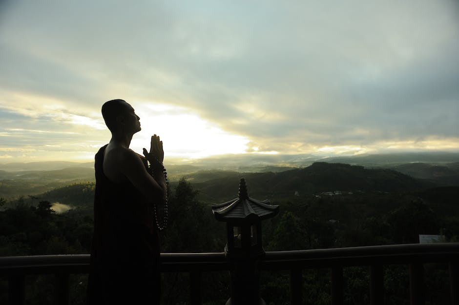 quiet observer at religious worship