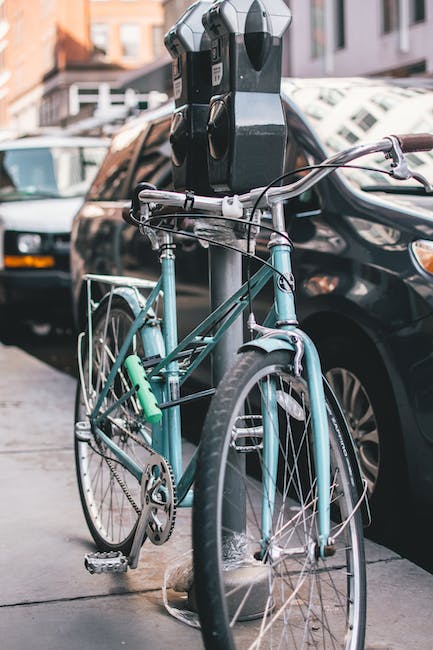 solo traveler biking in a city