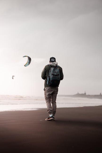 solo traveler on beach