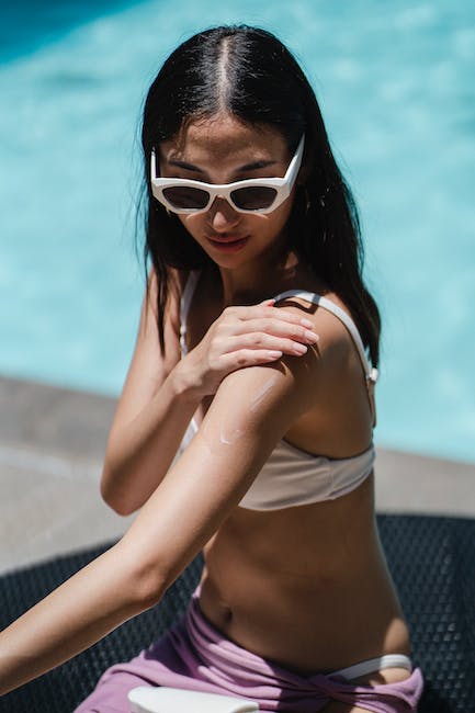 sunscreen and sunglasses