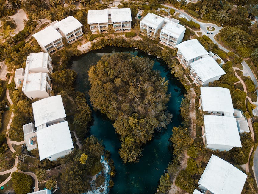 vacation rental on an island