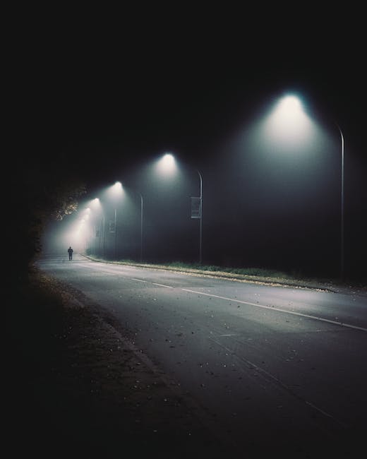 walking alone at night