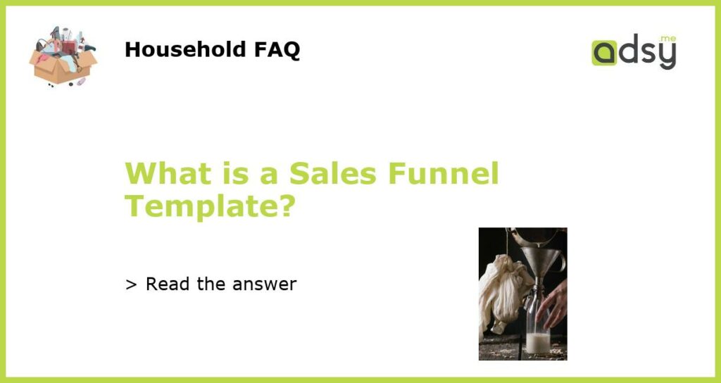What is a Sales Funnel Template featured
