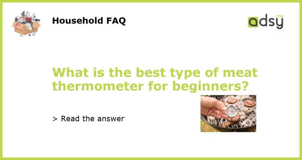 What is the best type of meat thermometer for beginners featured