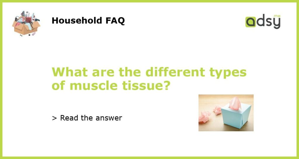 What are the different types of muscle tissue featured